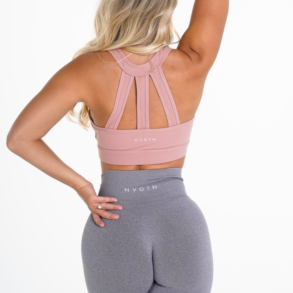 NEW NVGTN Nude Pink Trio Bra - Size Small (NWT) - Picture 2 of 2